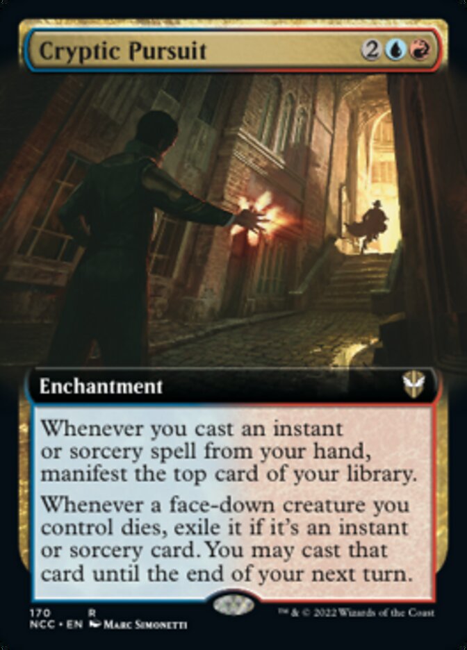 Cryptic Pursuit (Extended Art) [Streets of New Capenna Commander] | The Time Vault CA