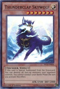 Thunderclap Skywolf [SECE-EN036] Super Rare | The Time Vault CA