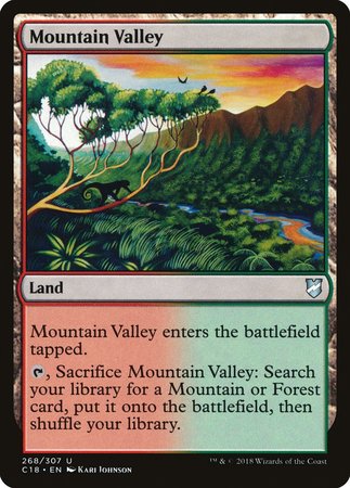 Mountain Valley [Commander 2018] | The Time Vault CA