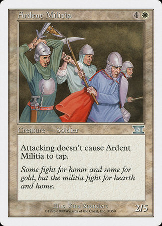 Ardent Militia [Classic Sixth Edition] | The Time Vault CA