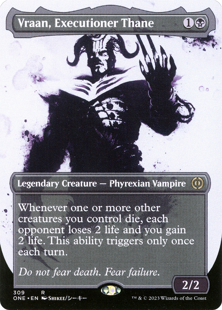 Vraan, Executioner Thane (Borderless Ichor) [Phyrexia: All Will Be One] | The Time Vault CA