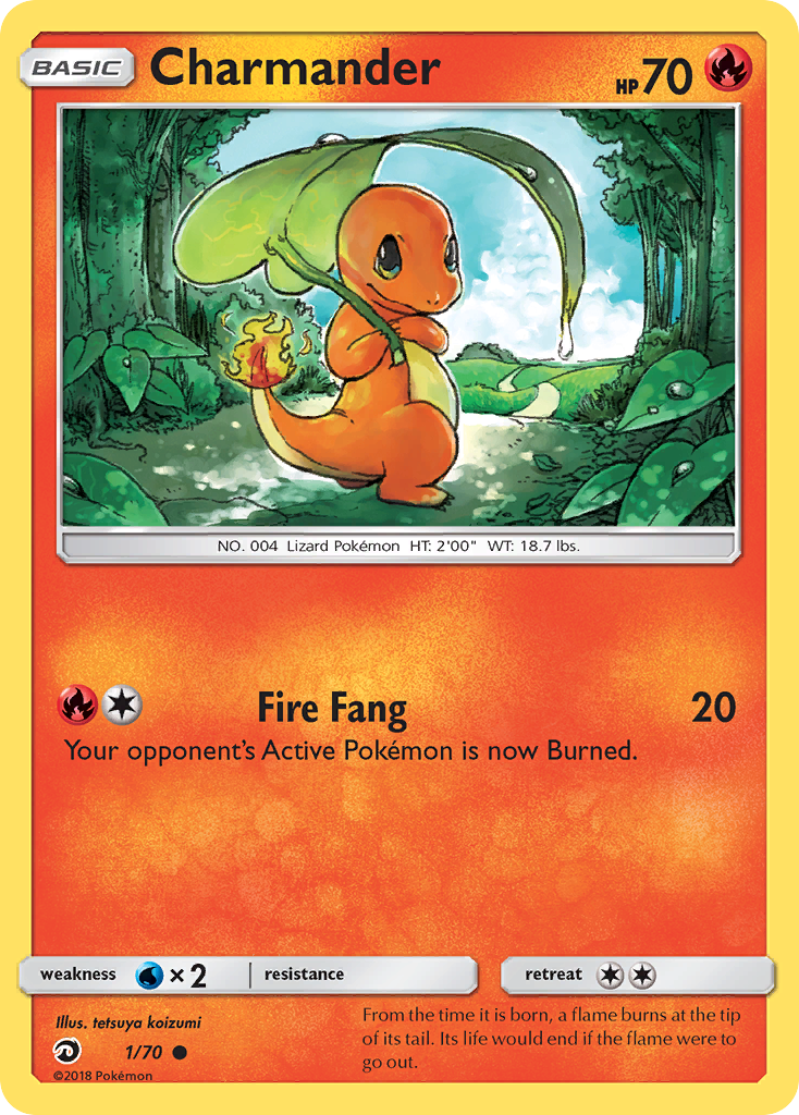 Charmander (1/70) [Sun & Moon: Dragon Majesty] | The Time Vault CA