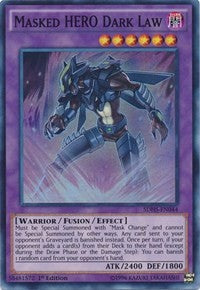 Masked HERO Dark Law [SDHS-EN044] Super Rare | The Time Vault CA