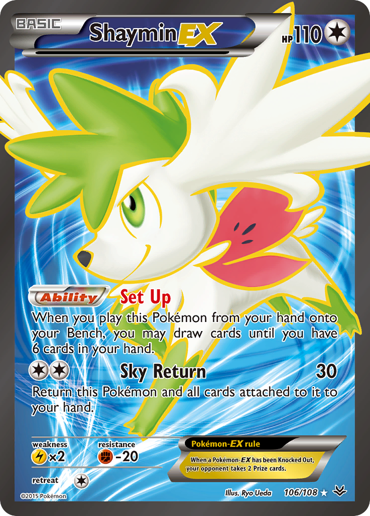 Shaymin EX (106/108) [XY: Roaring Skies] | The Time Vault CA