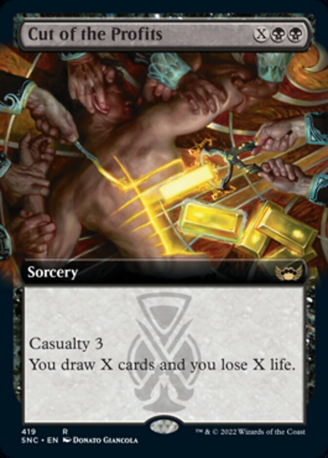 Cut of the Profits (Extended Art) [Streets of New Capenna] | The Time Vault CA