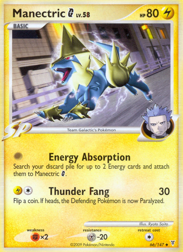 Manectric G (66/147) [Platinum: Supreme Victors] | The Time Vault CA