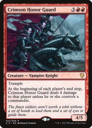 Crimson Honor Guard [Commander 2017] | The Time Vault CA