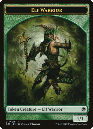 Elf Warrior Token (011) [Masters 25 Tokens] | The Time Vault CA