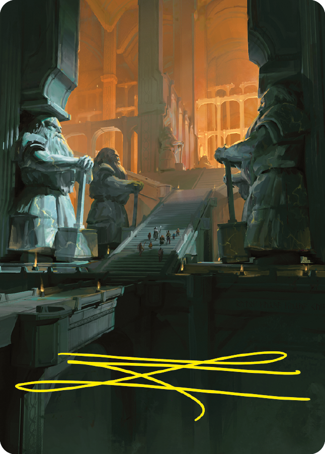 Mines of Moria Art Card (Gold-Stamped Signature) [The Lord of the Rings: Tales of Middle-earth Art Series] | The Time Vault CA