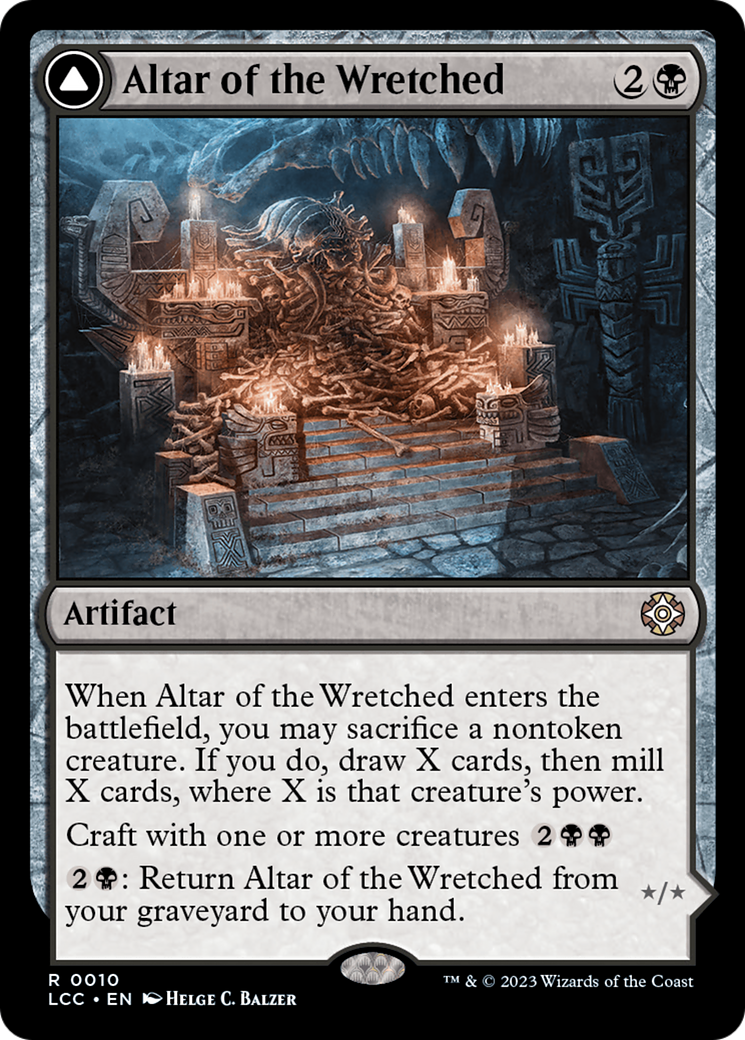 Altar of the Wretched // Wretched Bonemass [The Lost Caverns of Ixalan Commander] | The Time Vault CA