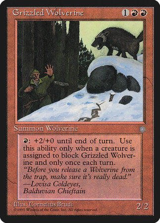 Grizzled Wolverine [Ice Age] | The Time Vault CA