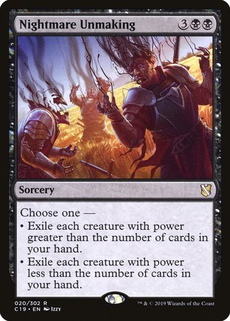 Nightmare Unmaking [Commander 2019] | The Time Vault CA