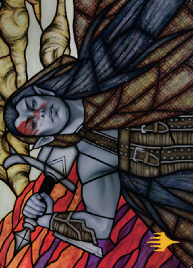 Radha, Coalition Warlord Art Card (Gold-Stamped Signature) [Dominaria United Art Series] | The Time Vault CA