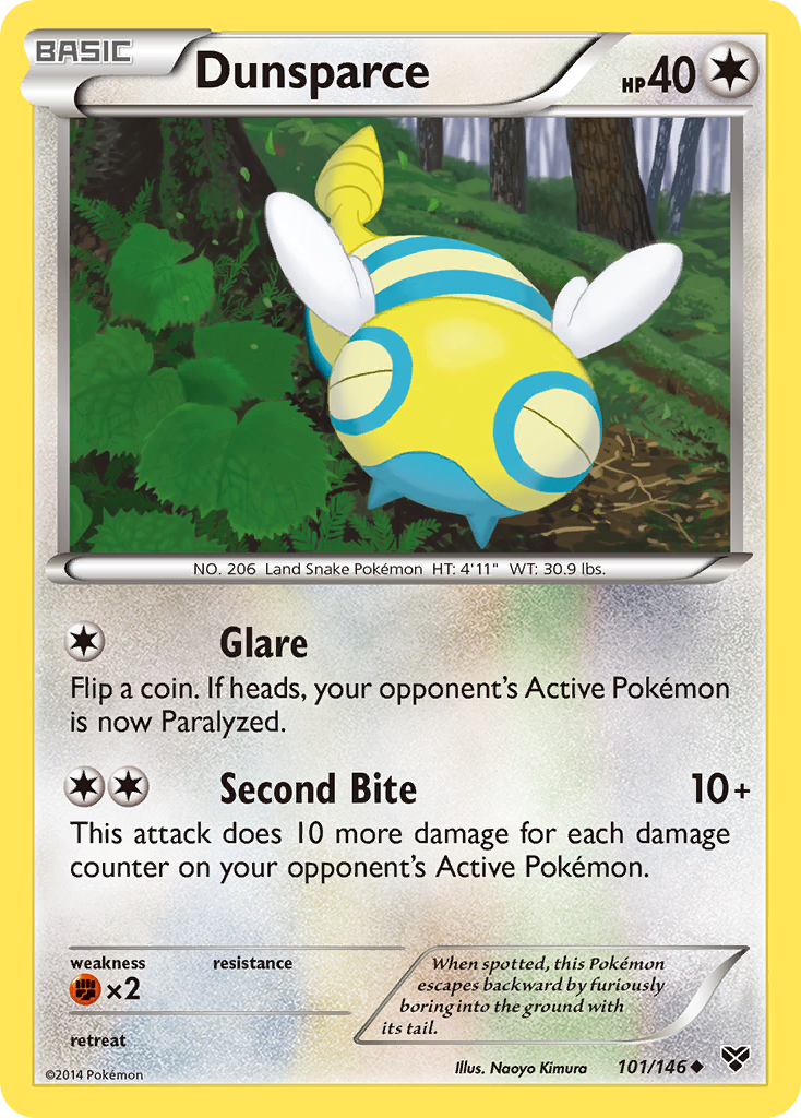 Dunsparce (101/146) [XY: Base Set] | The Time Vault CA