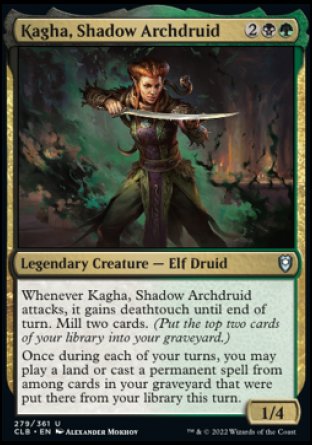 Kagha, Shadow Archdruid [Commander Legends: Battle for Baldur's Gate] | The Time Vault CA