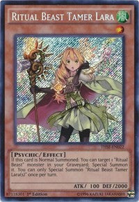 Ritual Beast Tamer Lara [THSF-EN022] Secret Rare | The Time Vault CA