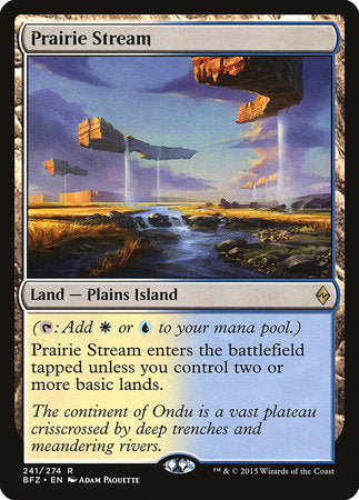 Prairie Stream [Battle for Zendikar] | The Time Vault CA