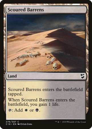 Scoured Barrens [Commander 2018] | The Time Vault CA