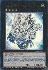 Number 52: Diamond Crab King [YZ06-EN001] Ultra Rare | The Time Vault CA