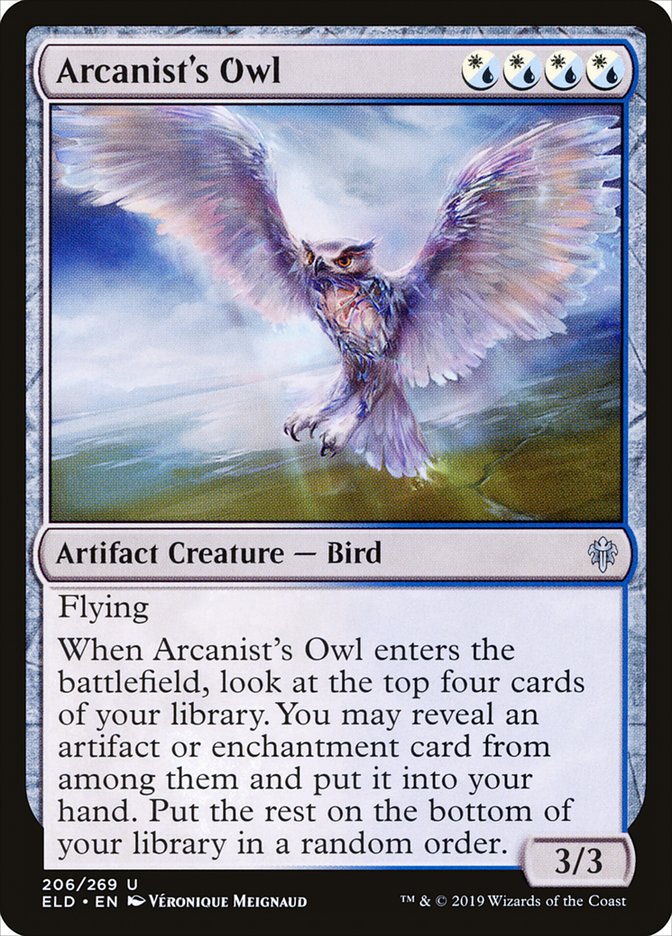 Arcanist's Owl [Throne of Eldraine] | The Time Vault CA