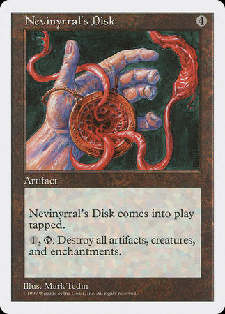 Nevinyrral's Disk [Fifth Edition] | The Time Vault CA