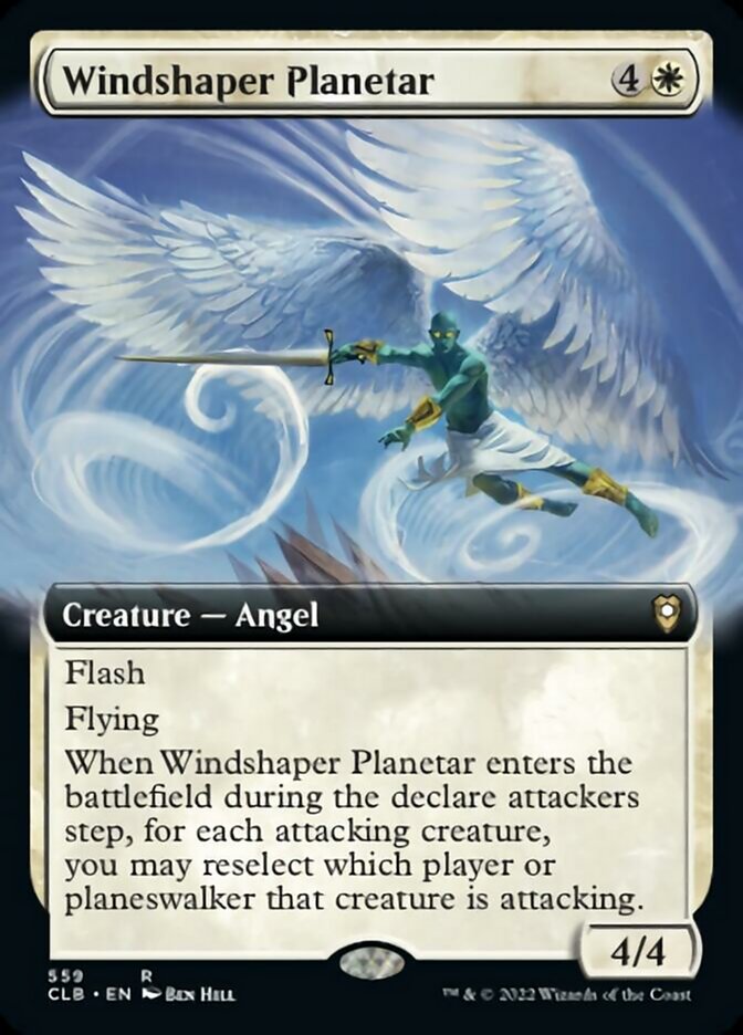 Windshaper Planetar (Extended Art) [Commander Legends: Battle for Baldur's Gate] | The Time Vault CA