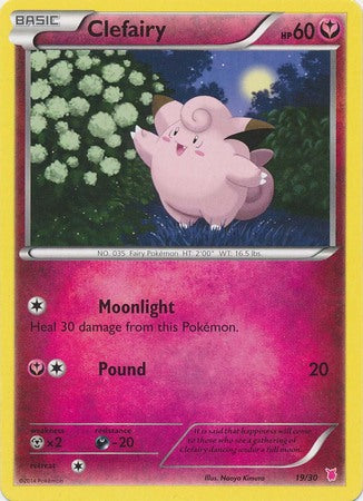 Clefairy (19/30) [XY: Trainer Kit 1 - Wigglytuff] | The Time Vault CA