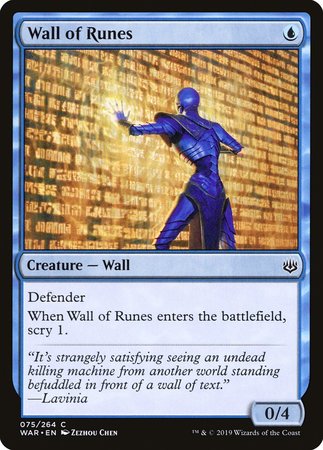 Wall of Runes [War of the Spark] | The Time Vault CA