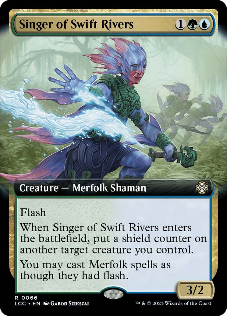 Singer of Swift Rivers (Extended Art) [The Lost Caverns of Ixalan Commander] | The Time Vault CA