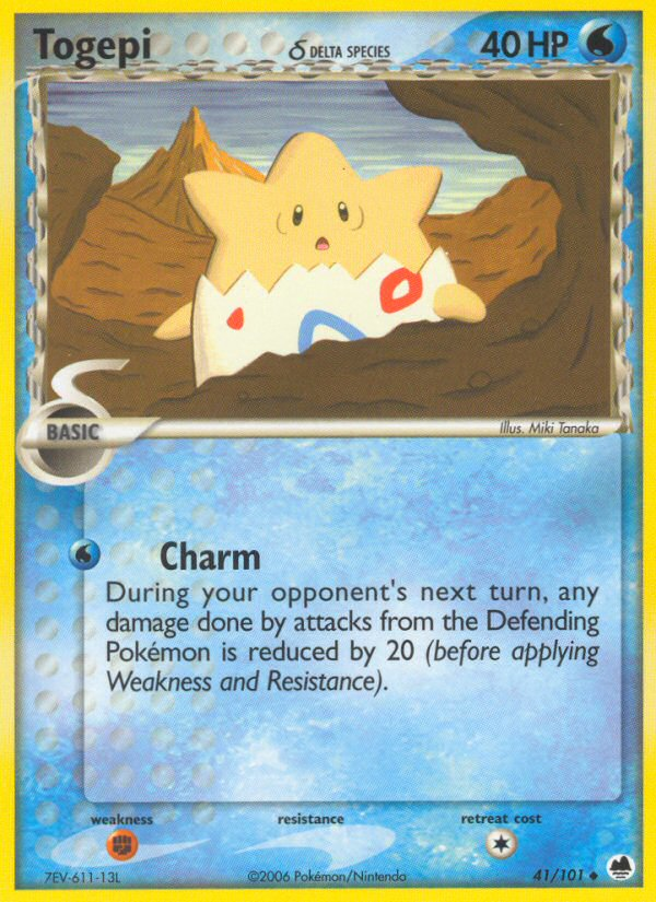 Togepi (41/101) (Delta Species) [EX: Dragon Frontiers] | The Time Vault CA