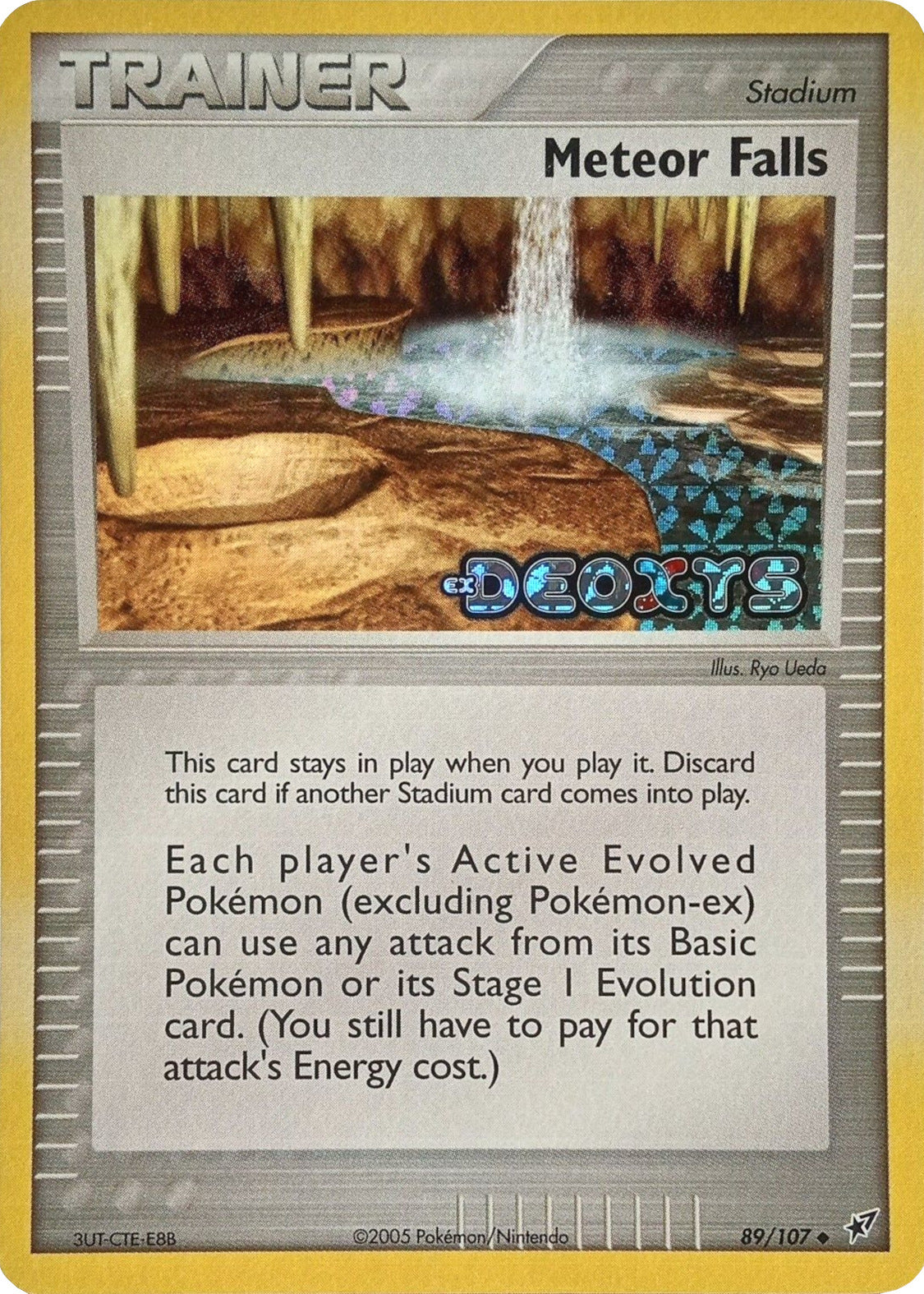 Meteor Falls (89/107) (Stamped) [EX: Deoxys] | The Time Vault CA