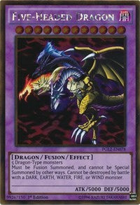 Five-Headed Dragon [PGL2-EN078] Gold Rare | The Time Vault CA