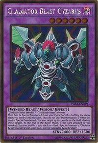 Gladiator Beast Gyzarus [PGL2-EN079] Gold Rare | The Time Vault CA