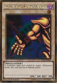 Right Arm of the Forbidden One [PGL2-EN024] Gold Rare | The Time Vault CA