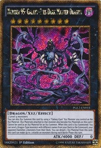 Number 95: Galaxy-Eyes Dark Matter Dragon [PGL2-EN015] Gold Secret Rare | The Time Vault CA