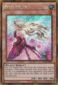 Rose Lover [PGL2-EN003] Gold Secret Rare | The Time Vault CA