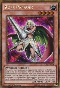 Rose Paladin [PGL2-EN004] Gold Secret Rare | The Time Vault CA