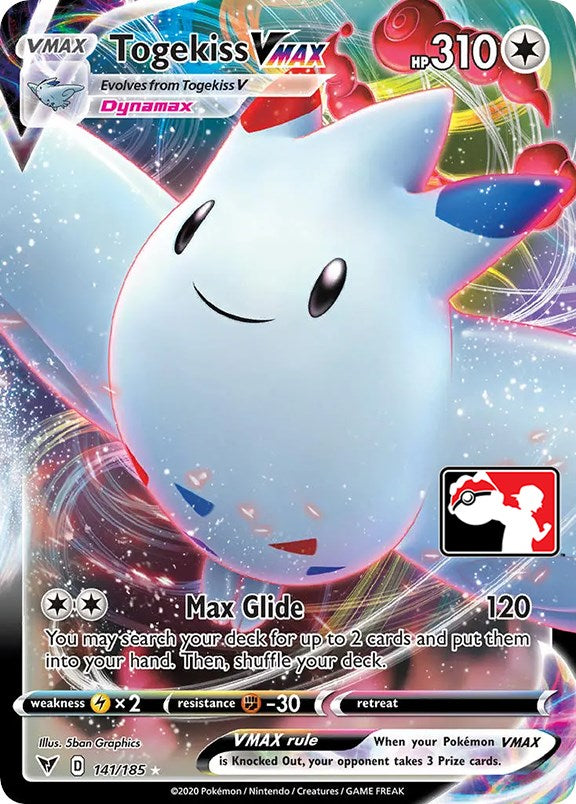 Togekiss VMAX (141/185) [Prize Pack Series One] | The Time Vault CA