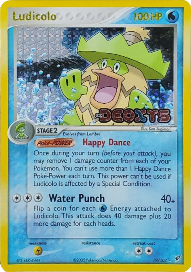 Ludicolo (19/107) (Stamped) [EX: Deoxys] | The Time Vault CA