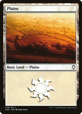 Plains (279) [Commander Anthology Volume II] | The Time Vault CA