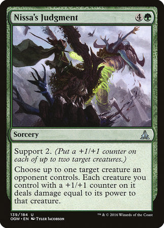 Nissa's Judgment [Oath of the Gatewatch] | The Time Vault CA