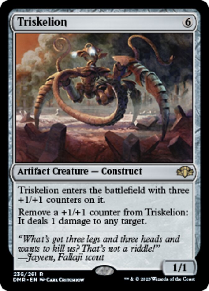 Triskelion [Dominaria Remastered] | The Time Vault CA