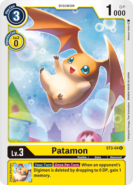 Patamon [ST3-04] [Starter Deck: Heaven's Yellow] | The Time Vault CA