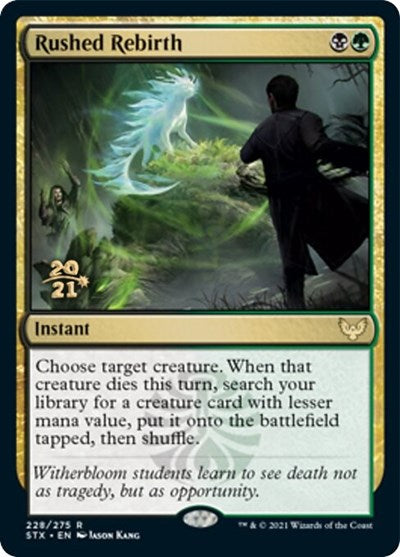 Rushed Rebirth [Strixhaven: School of Mages Prerelease Promos] | The Time Vault CA