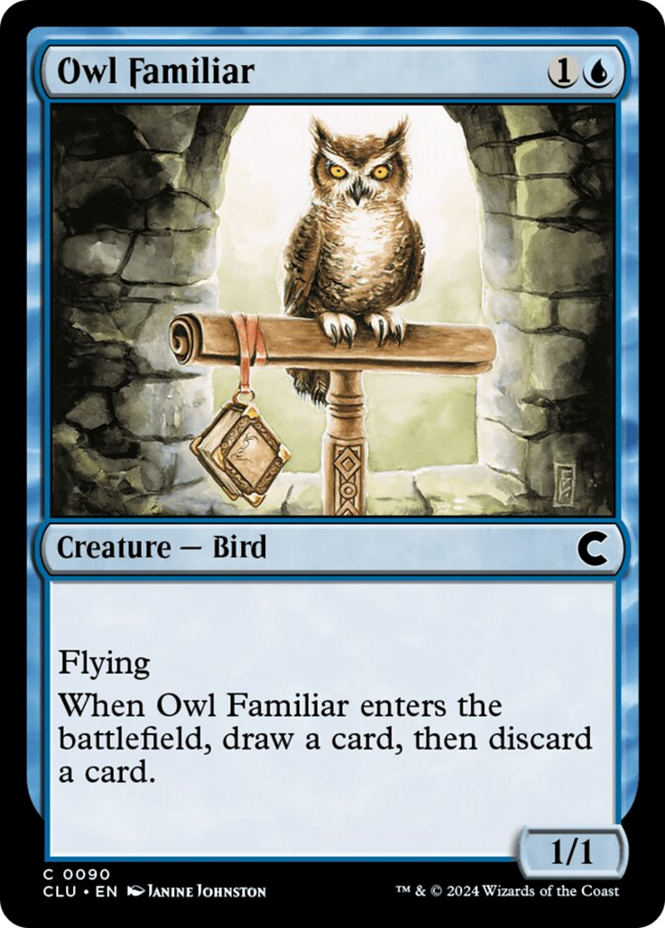 Owl Familiar [Ravnica: Clue Edition] | The Time Vault CA