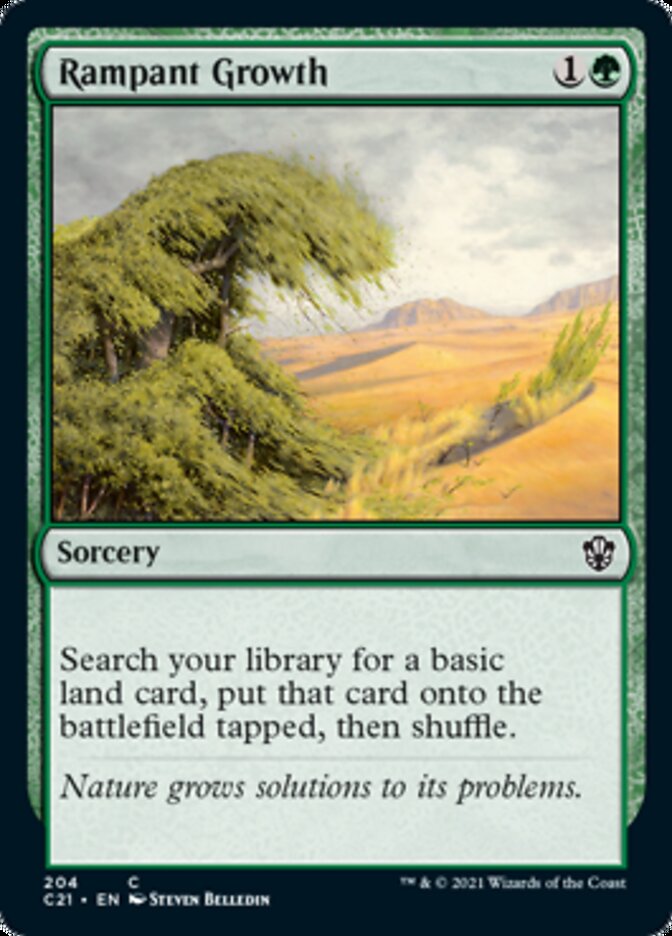 Rampant Growth [Commander 2021] | The Time Vault CA
