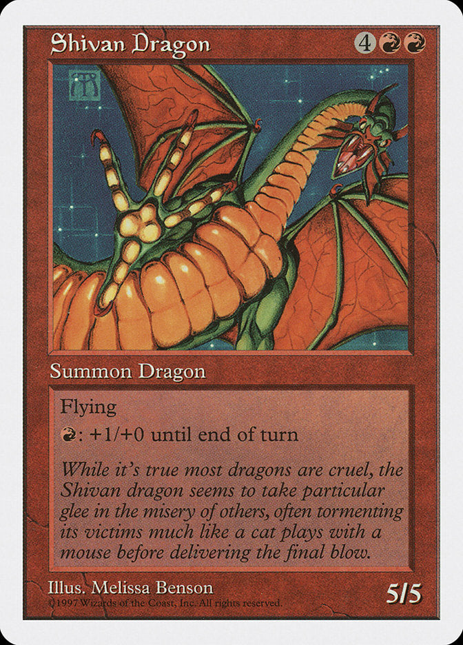 Shivan Dragon [Fifth Edition] | The Time Vault CA