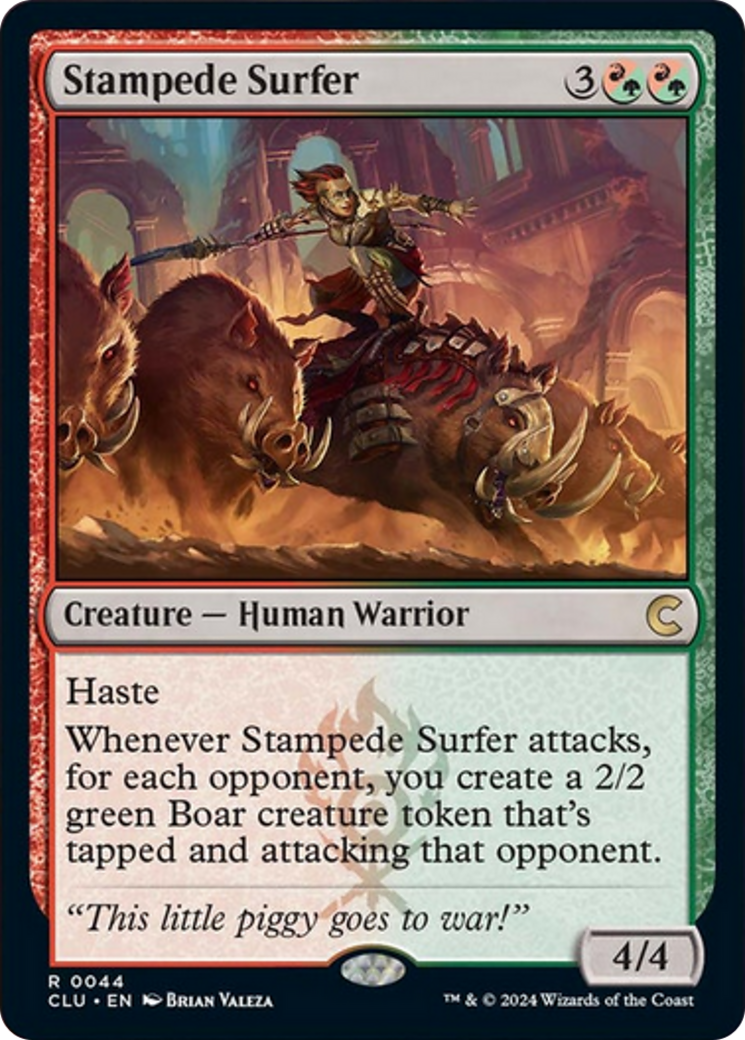 Stampede Surfer [Ravnica: Clue Edition] | The Time Vault CA