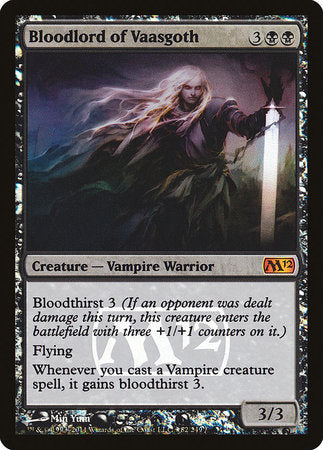 Bloodlord of Vaasgoth [Magic 2012 Promos] | The Time Vault CA