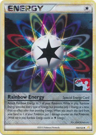 Rainbow Energy (104/123) (League Promo) [HeartGold & SoulSilver: Base Set] | The Time Vault CA